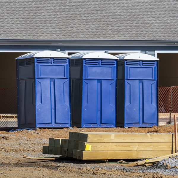 are there any restrictions on what items can be disposed of in the porta potties in Echelon NJ